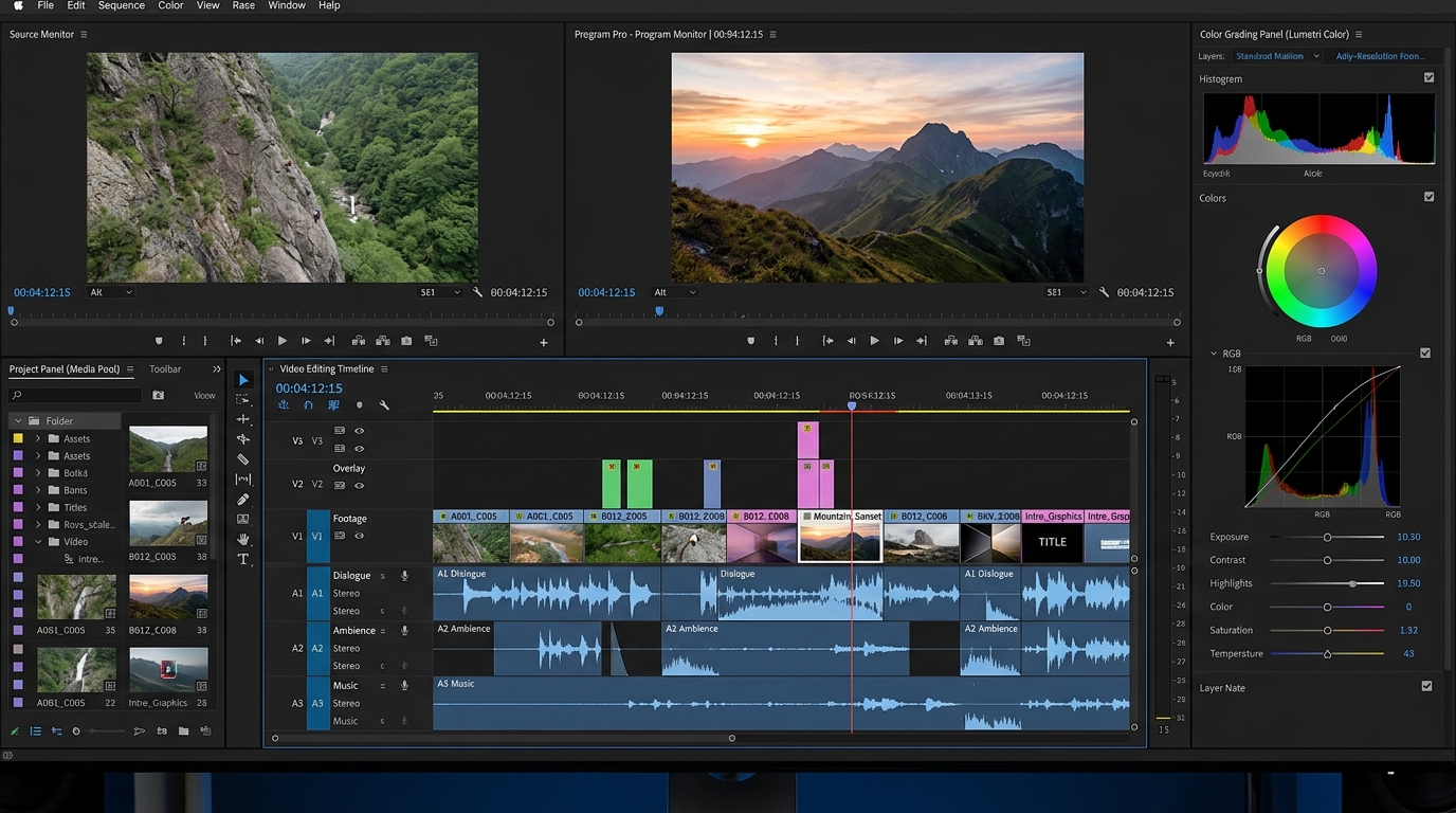 Video Editing Project Preview